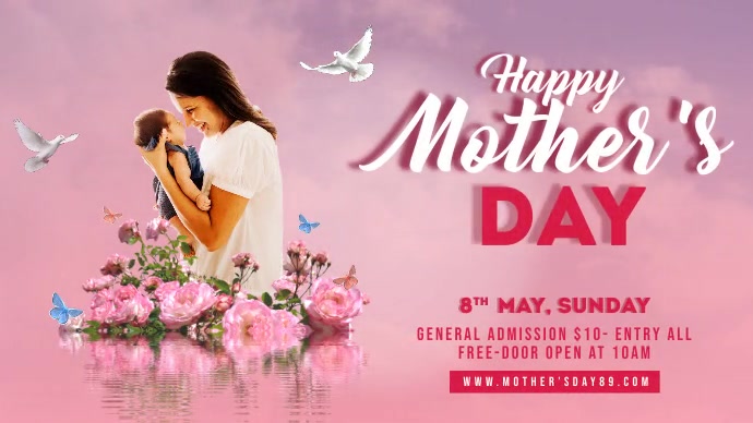 Mother's Day Celebrate Twitter P... template